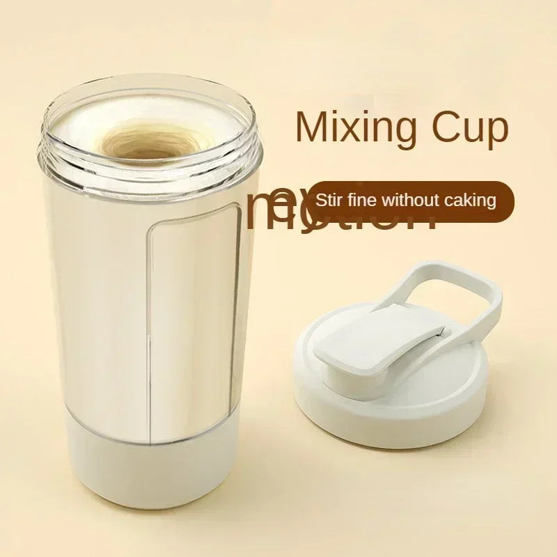 Portable Electric Protein Shaker Bottle USB Rechargeable Blender Multipurpose 450Ml Mixer Cups for Fitness Workout