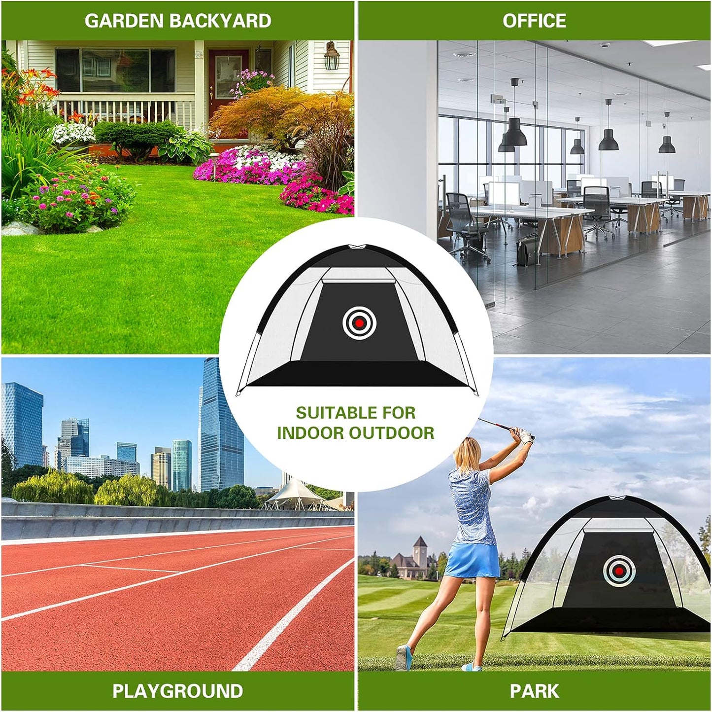 Golf Net Bundle, Golf Practice Net, Golf Accessories with Carry Bag, Golf Nets for Backyard Driving, Golf Hitting Net, Golf Practice Net, Golf Training for Adults